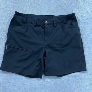 Duluth Trading Cargo Shorts Womens 16W Black‎ Stretch Hiking